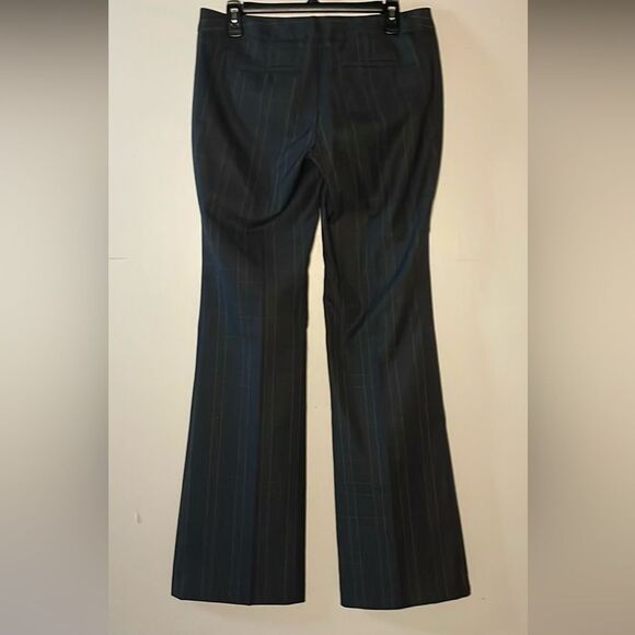 Body by Victoria- “The Kate Fit” Flare Leg Grey Pattern Trousers- Size 6 Tall - Picture 2 of 8